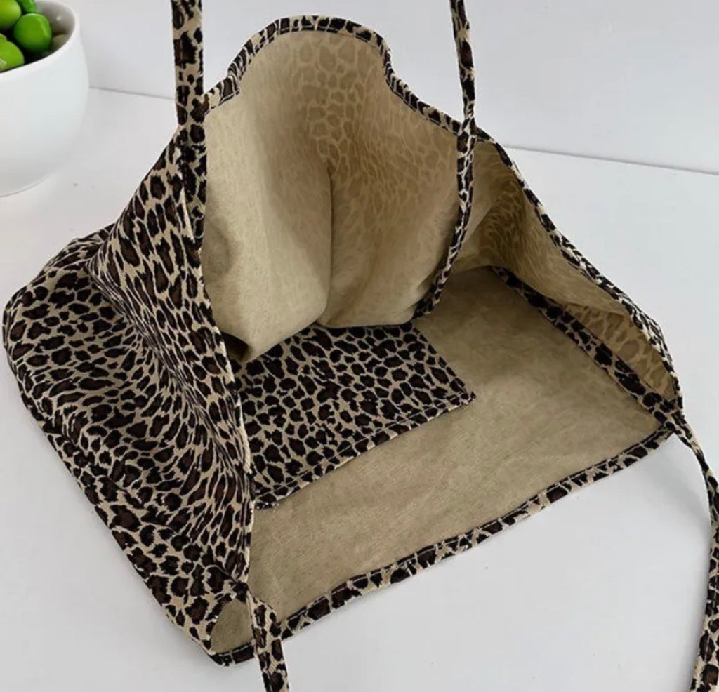 Shopper luipaardprint