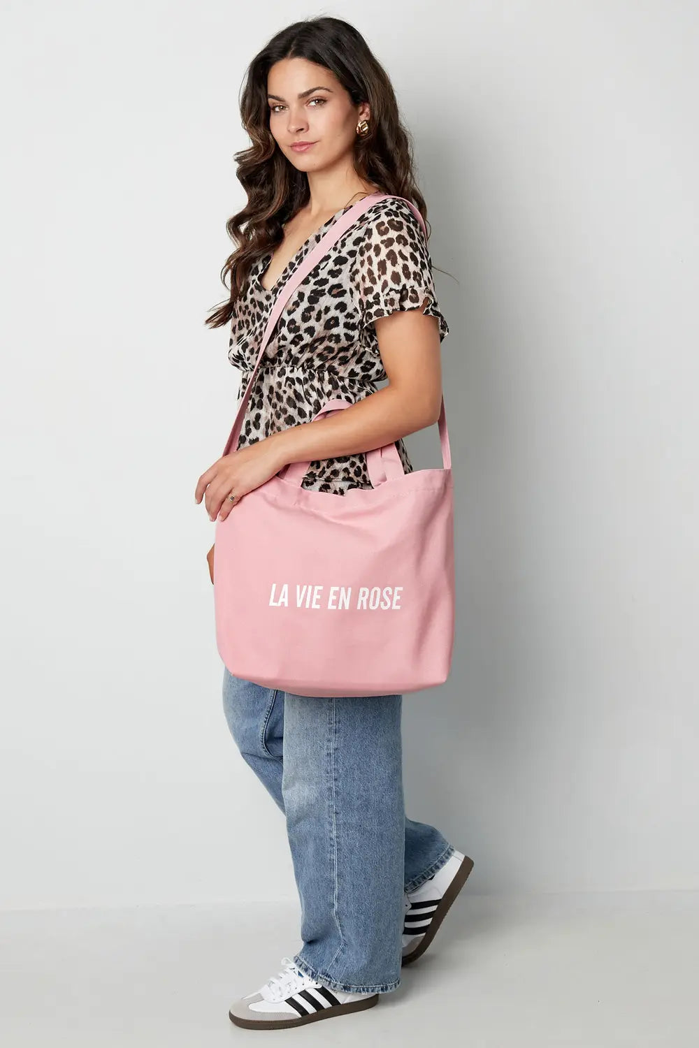 Canvas shopper La Vie en Rose